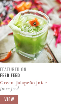 Green Jalapeño Juice | FeedFeed Recipe Feature | Juices Feed // JustineCelina.com