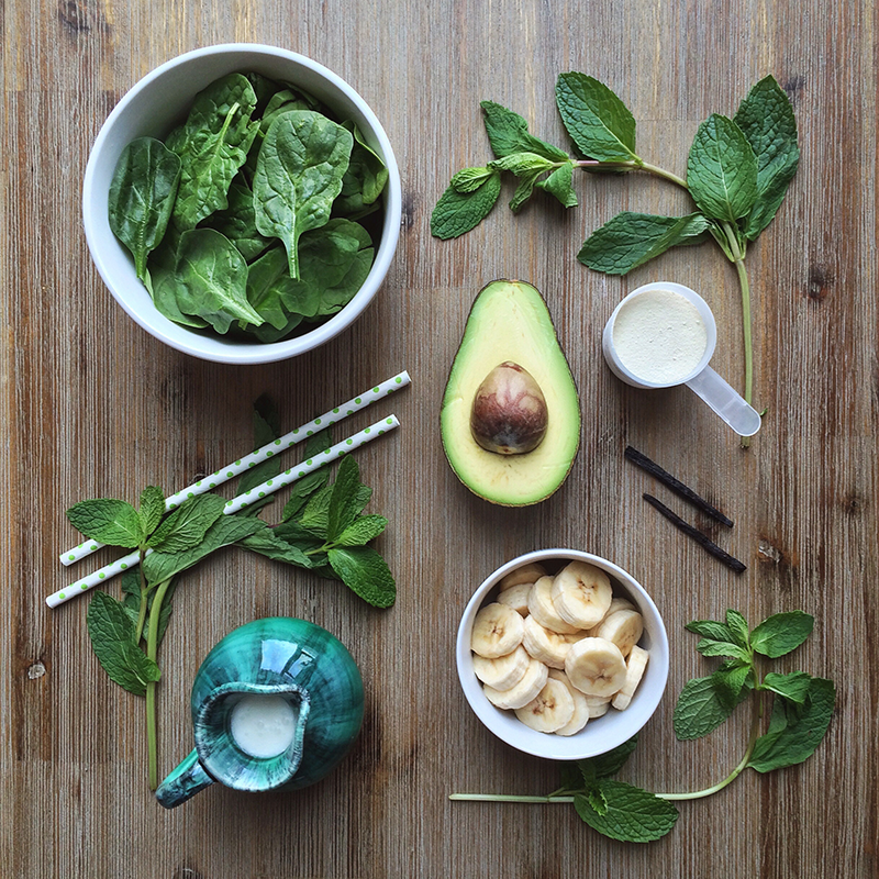 Superfood Shamrock Smoothie // JustineCelina.com