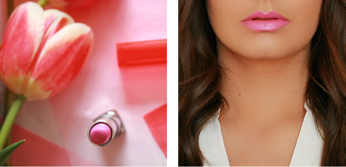 6 Fresh Spring Lip Colours | Maybelline Color Sensational Vivids Lipstick in Pink Pop Photos, Review, Swatches // JustineCelina.com