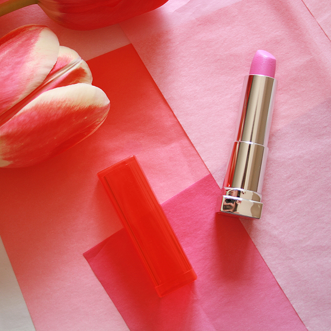 6 Fresh Spring Lip Colours | Maybelline Color Sensational Vivids Lipstick in Pink Pop Photos, Review, Swatches // JustineCelina.com