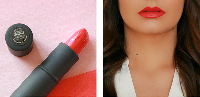 6 Fresh Spring Lip Colours | BITE Beauty Luminous Crème Lipstick Duo in Tangerine Photos, Review, Swatches // JustineCelina.com