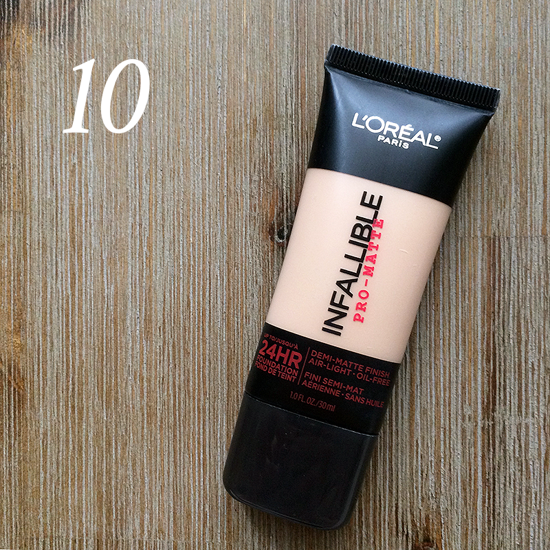 Best in Beauty | March | L'Oreal Infallible Pro-Matte 24 HR Foundation | 105 Natural Beige // JustineCelina.com