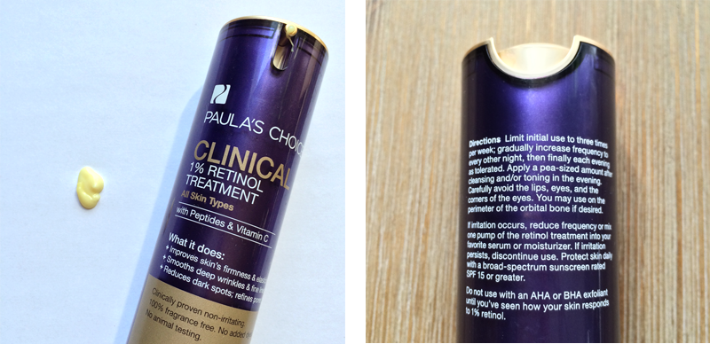 Best in Beauty | March | Paula's Choice Clinical 1% Retinol Treatment Photos, Review // JustineCelina.com