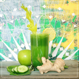 Lean Green Protein Juice // JustineCelina.com