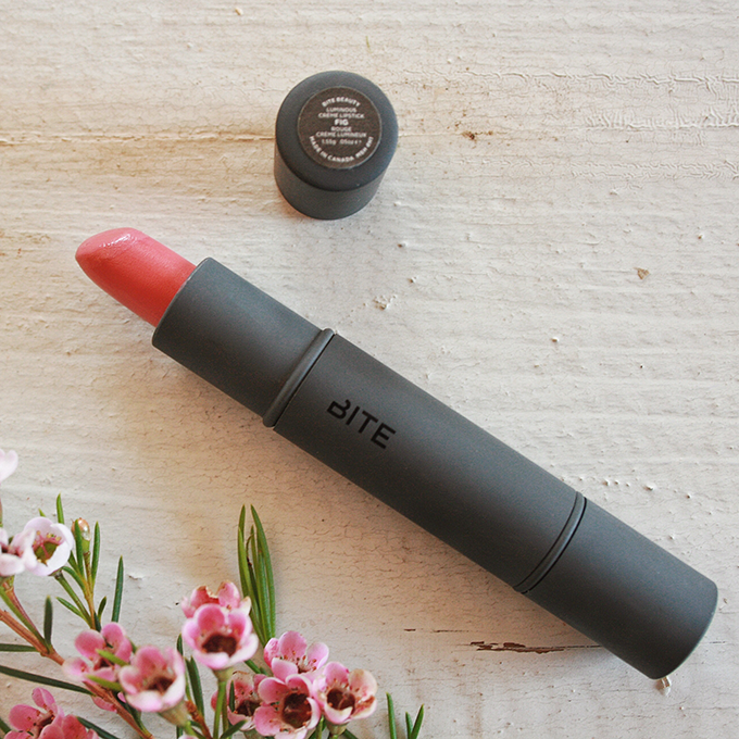 Best in Beauty | April 2015 | BITE Beauty Luminous Crème Lipstick in Fig // JustineCelina.com