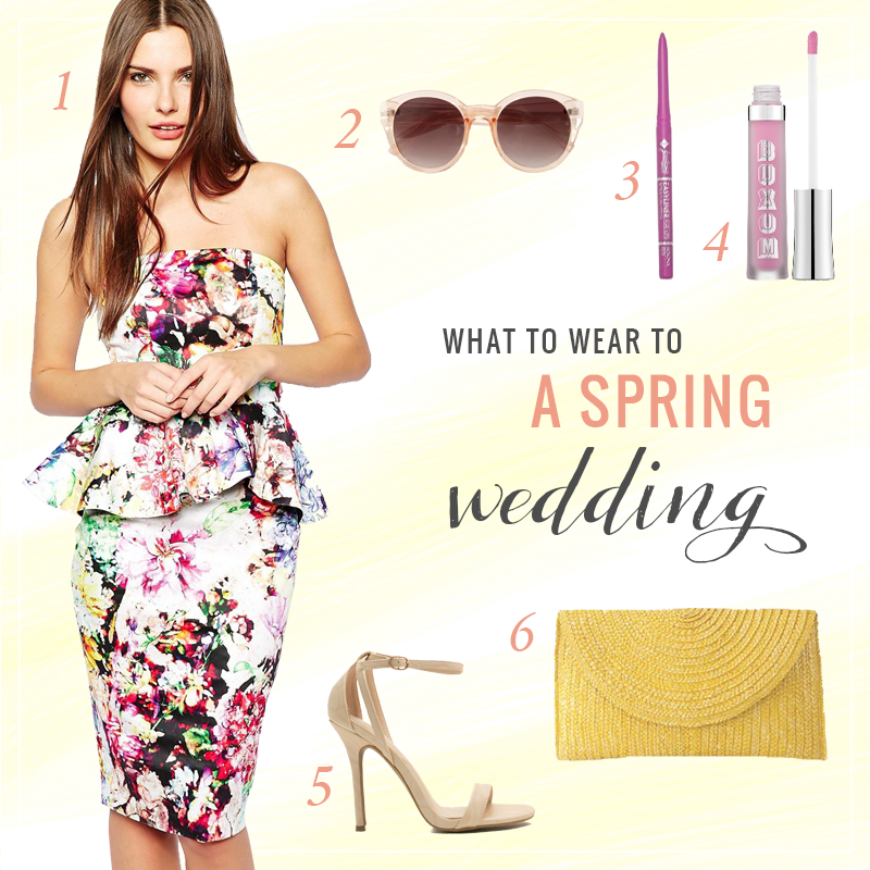 What to Wear to a Spring Wedding // JustineCelina.com