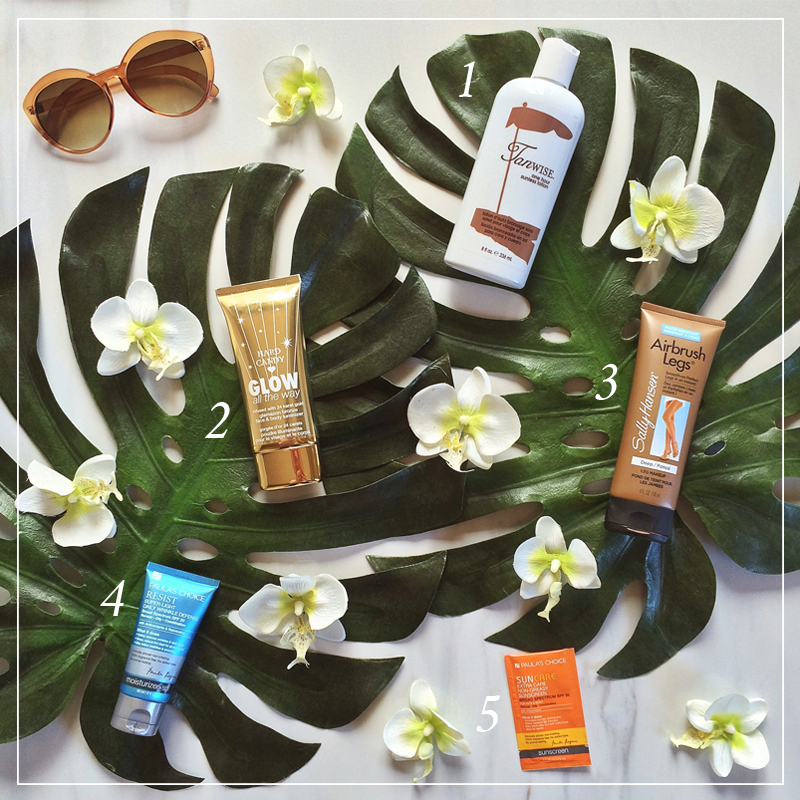 How to Get a Safe Summer Glow | Favourite Sunless Tanning Products // JustineCelina.com