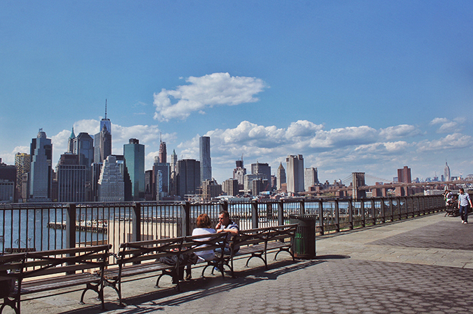 Snapshot | New York City | Manhattan Skyline from Brooklyn // JustineCelina.com