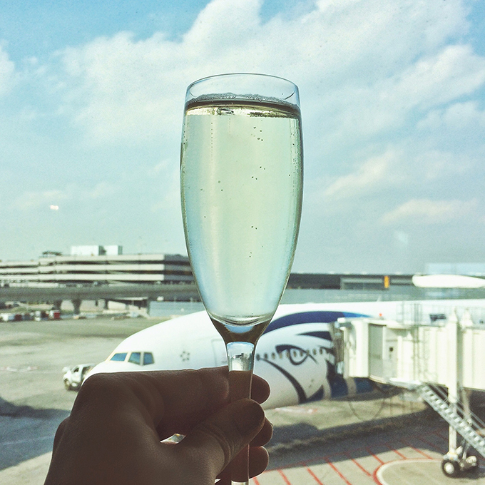 Snapshot | New York City | A Toast to the city that never sleeps at JFK Airport // JustineCelina.com