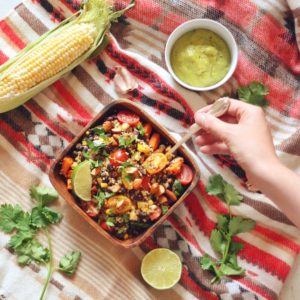 Vegan Southwest Quinoa Bowls // JustineCelina.com