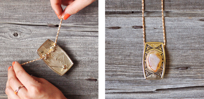 DIY Vintage Bohemian Necklace // JustineCelina.com