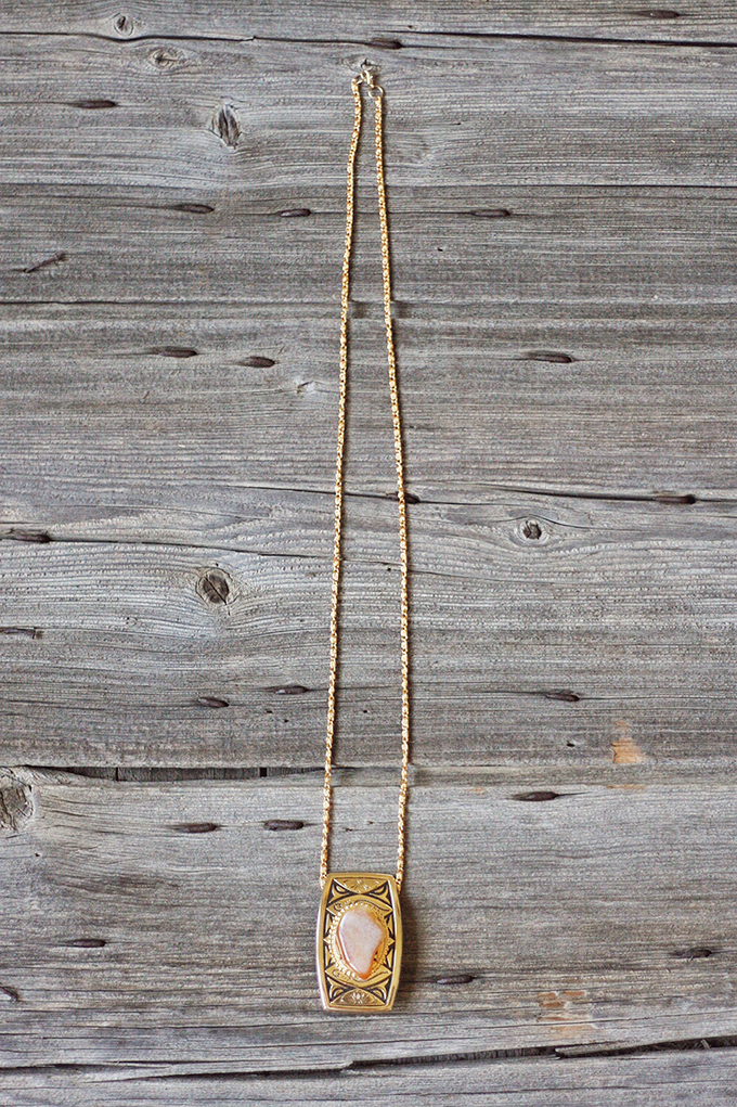 DIY Vintage Bohemian Necklace // JustineCelina.com