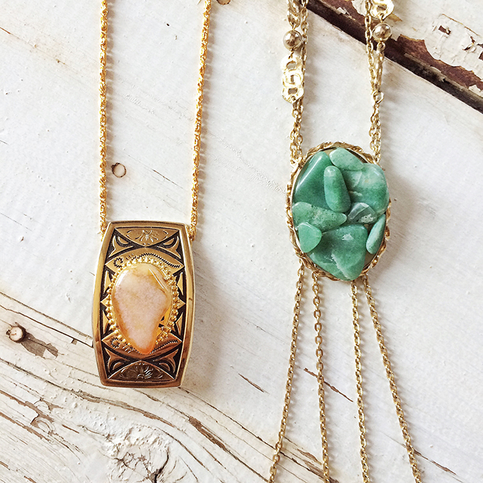 DIY Vintage Bohemian Necklace // JustineCelina.com