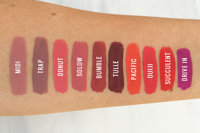 Colourpop Ultra Matte Lip Photos, Review, Swatches // JustineCelina.com