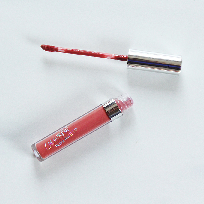 Colourpop Ultra Matte Lip in Bumble Photos, Review, Swatches // JustineCelina.com