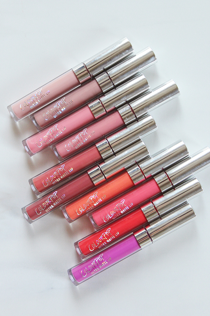 Colourpop Ultra Matte Lip Photos, Review, Swatches // JustineCelina.com