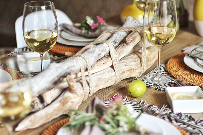 DIY | Driftwood Sculpture Centerpiece // JustineCelina.com