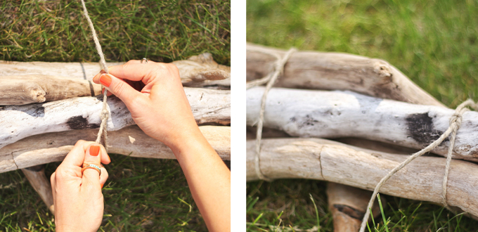 DIY | Driftwood Sculpture Centerpiece // JustineCelina.com