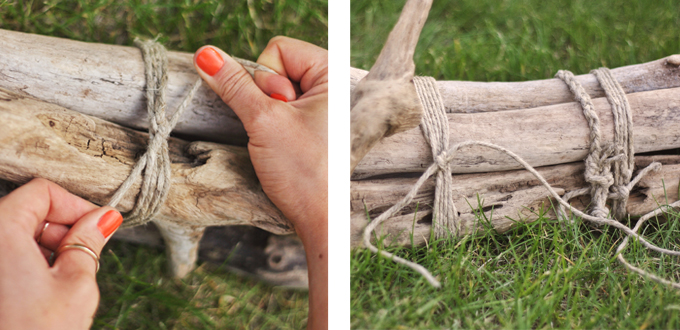 DIY | Driftwood Sculpture Centerpiece // JustineCelina.com