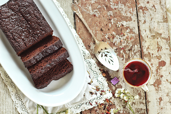 Decadent Dark Chocolate Banana Bread // JustineCelina.com