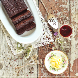 Decadent Dark Chocolate Banana BRead