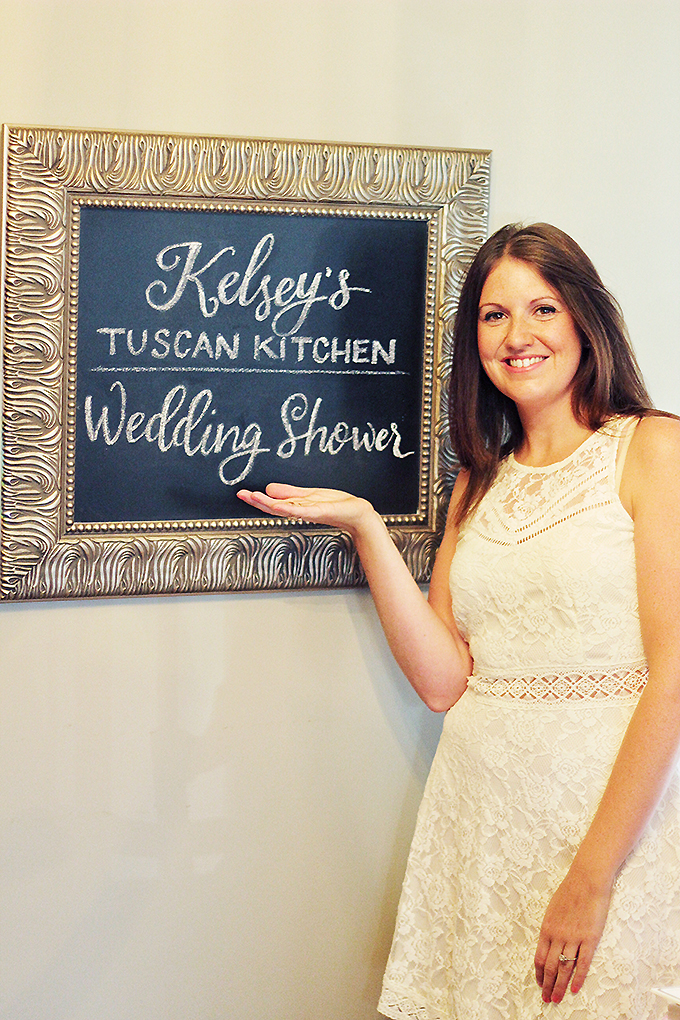 Kelsey's Tuscan Kitchen Wedding Shower // JustineCelina.com