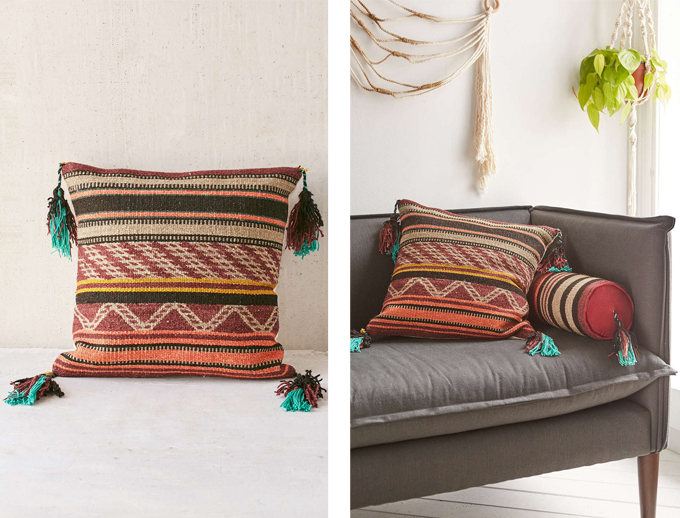 Colour Crush | Rust | Magical Thinking Arba Woven Pillow Urban Outfitters // JustineCelina.com