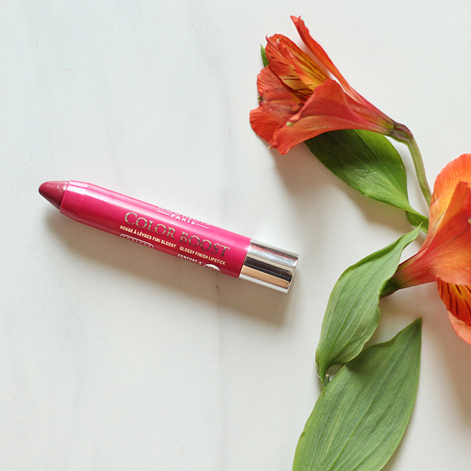 Bourjois Colour Boost Lipstick in Pinking of It Photos, Review, Swatches // JustineCelina.com