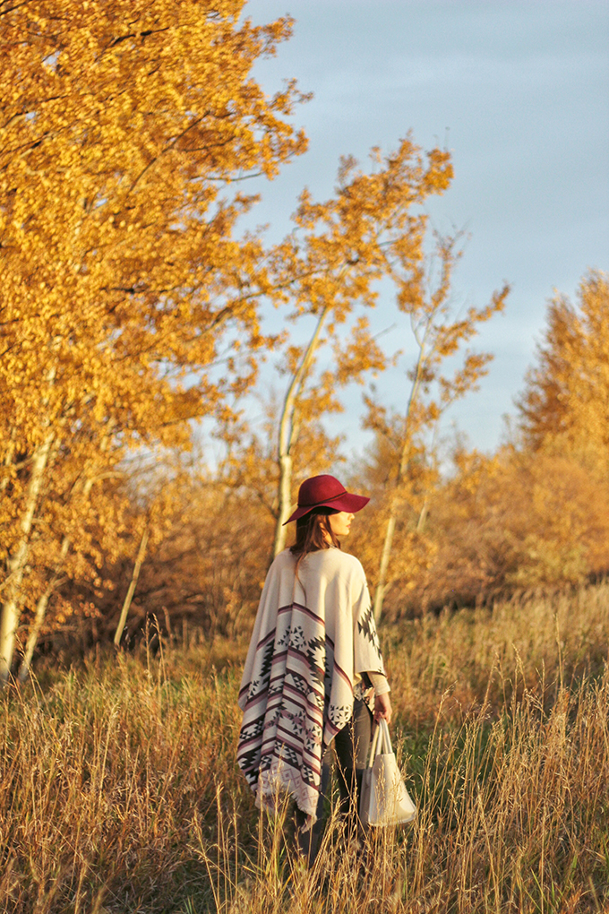 How to Style a Poncho // JustineCelina.com