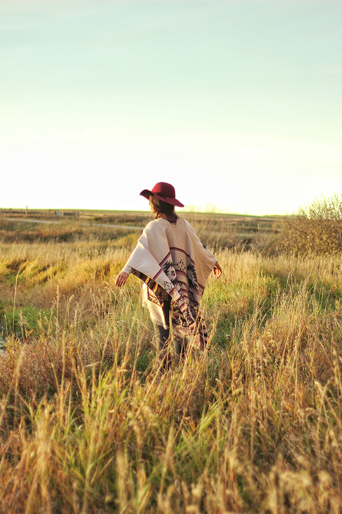 How to Style a Poncho // JustineCelina.com