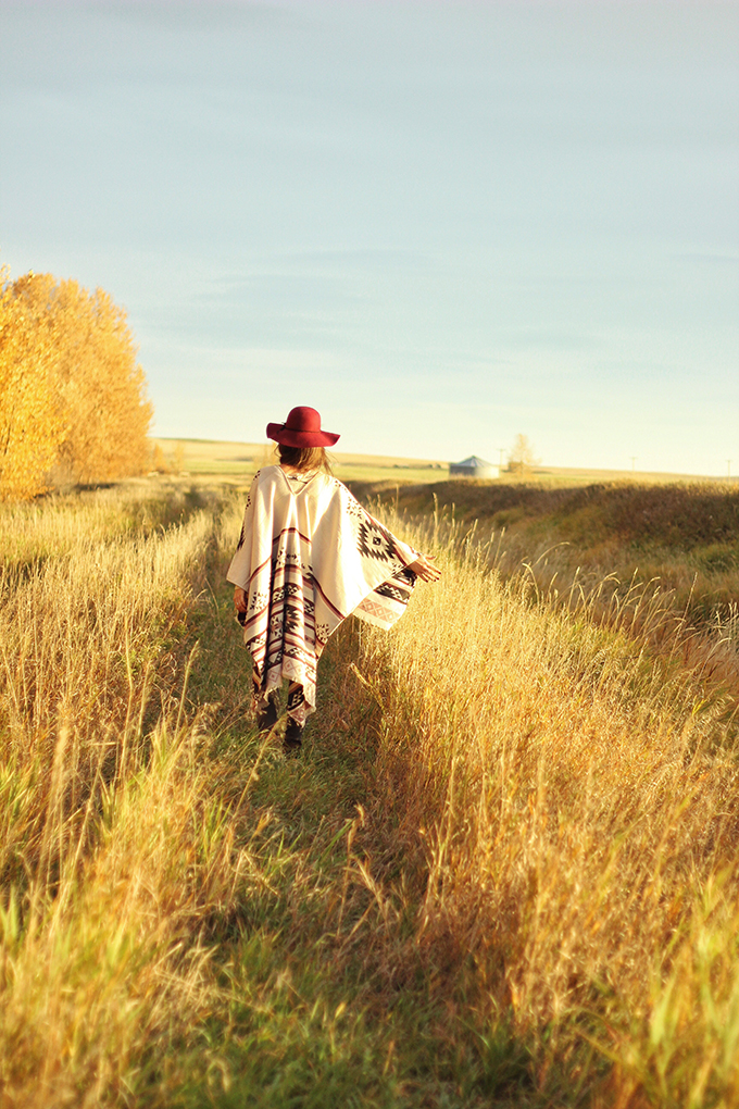 How to Style a Poncho // JustineCelina.com