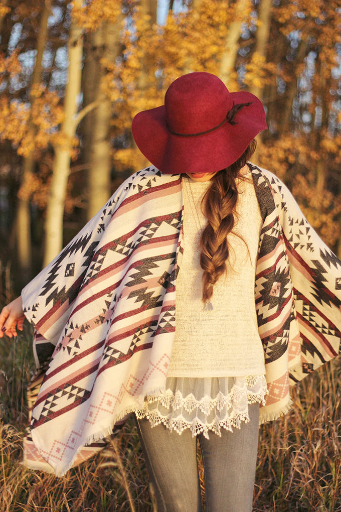 How to Style a Poncho // JustineCelina.com