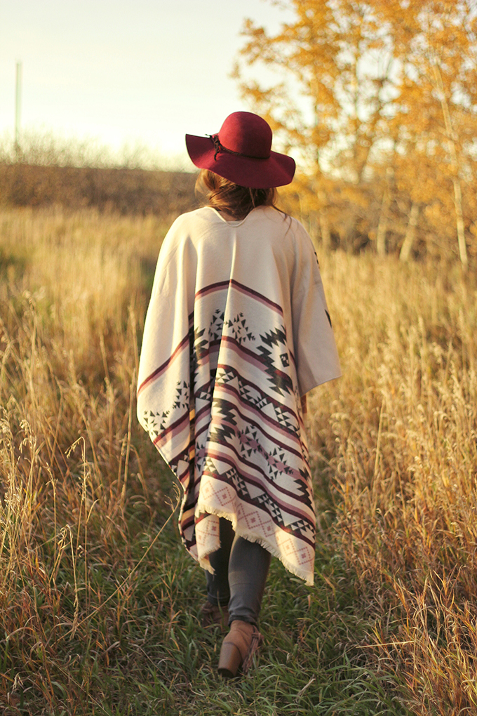 How to Style a Poncho // JustineCelina.com