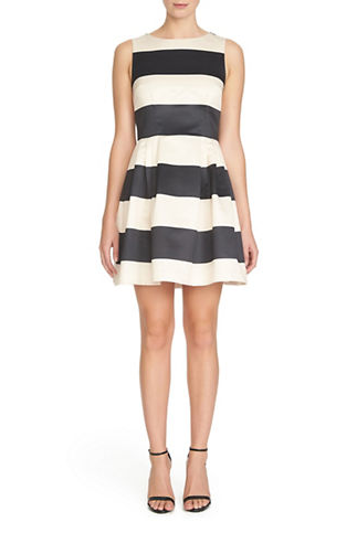 CECE BY CYNTHIA STEFFE Elegant Bold Stripe Dress