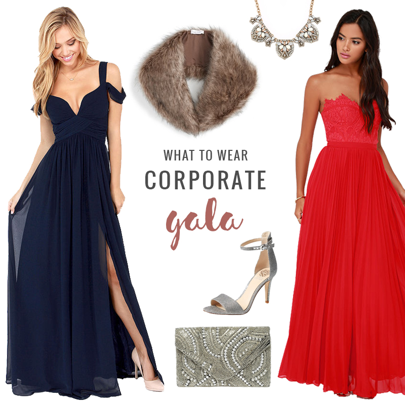 What to Wear | Corporate Gala or Black Tie Event // JustineCelina.com