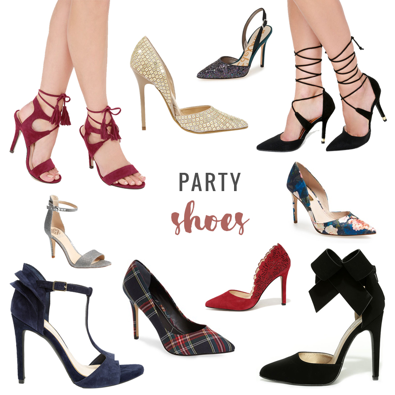 What to Wear | Holiday Party Shoes // JustineCelina.com