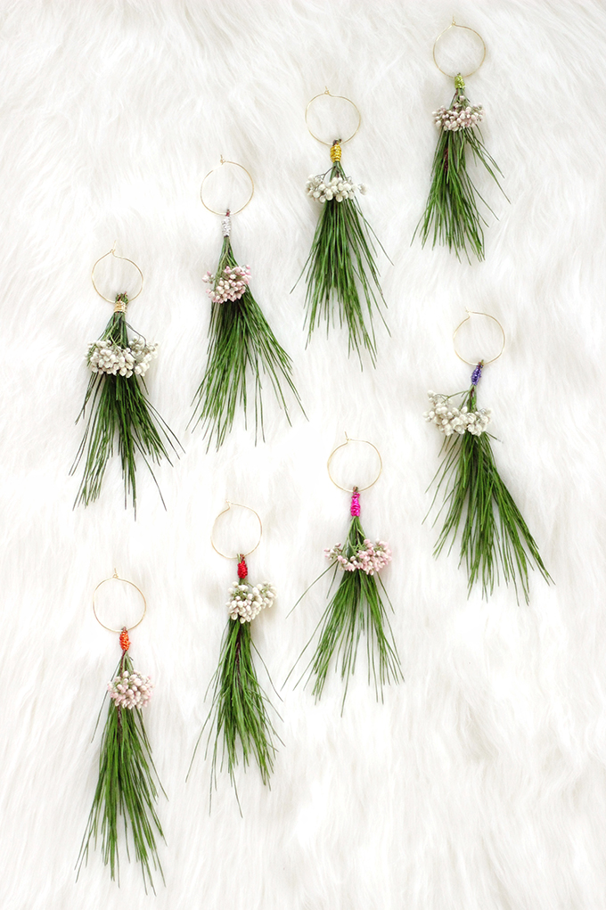 DIY | Mistletoe Inspired Wine Charms