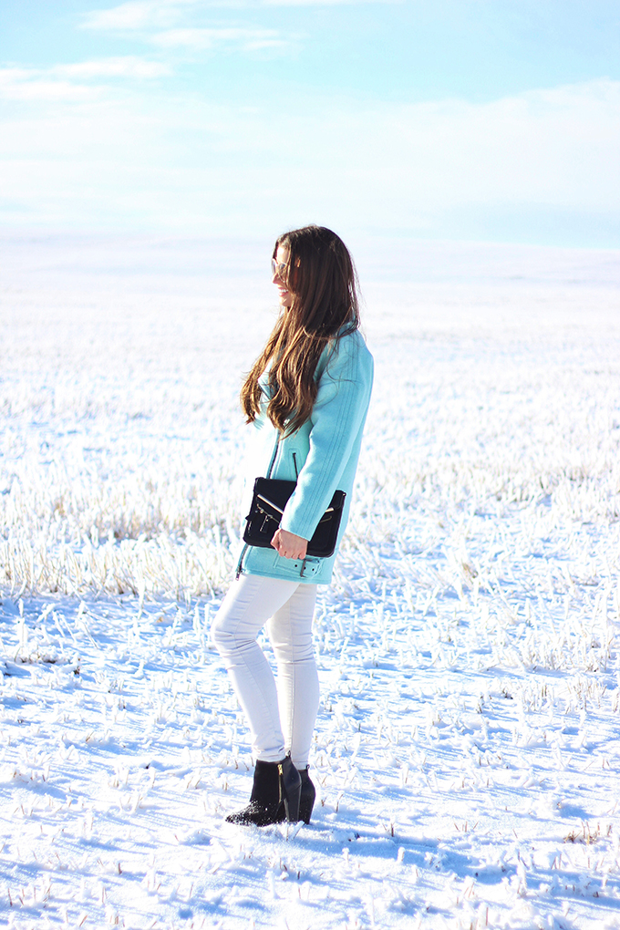 Minty Fresh | How to Wear Winter Pastels // JustineCelina.com