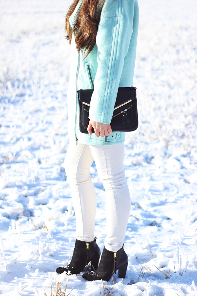 Minty Fresh | How to Wear Winter Pastels // JustineCelina.com