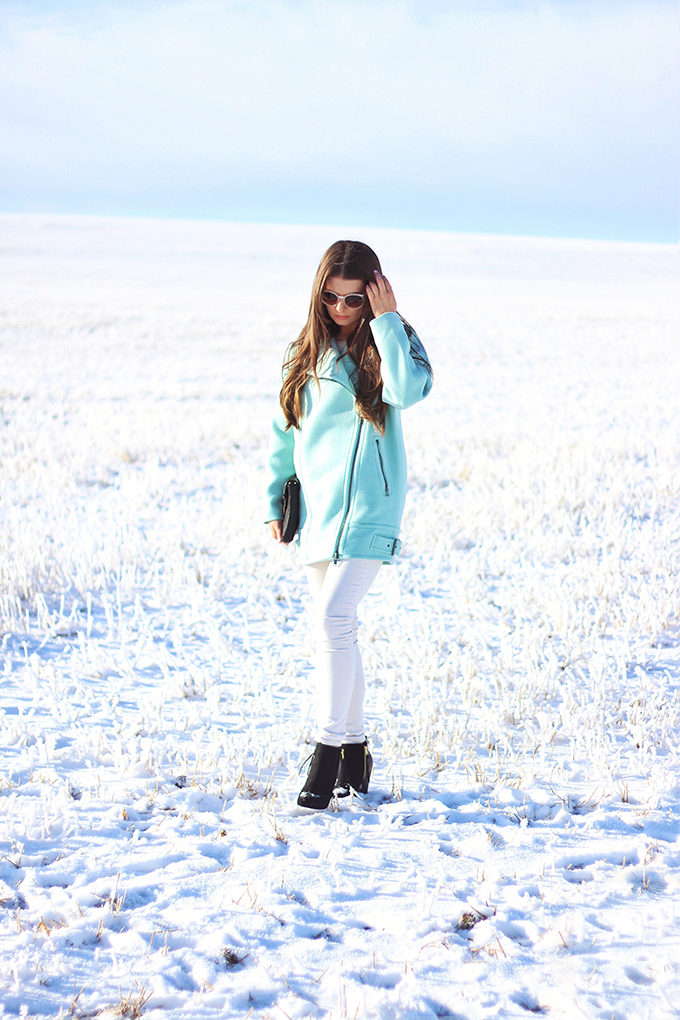 Minty Fresh | How to Wear Winter Pastels // JustineCelina.com
