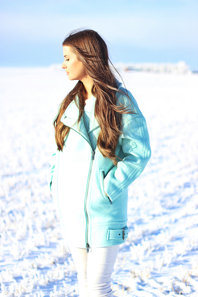 Minty Fresh | How to Wear Winter Pastels // JustineCelina.com