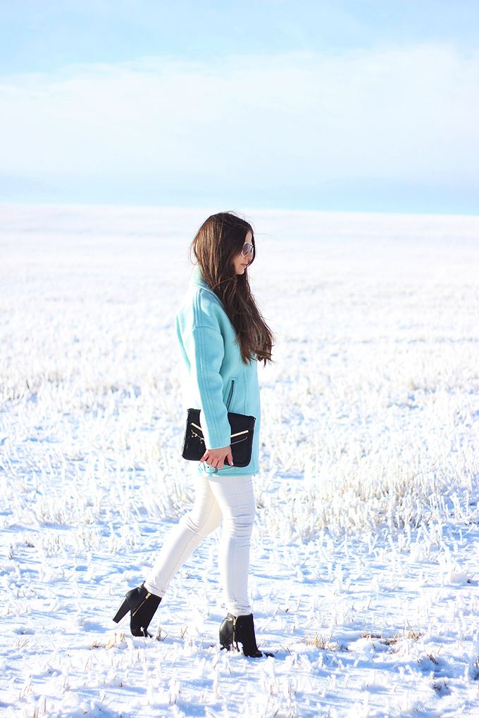 Minty Fresh | How to Wear Winter Pastels // JustineCelina.com