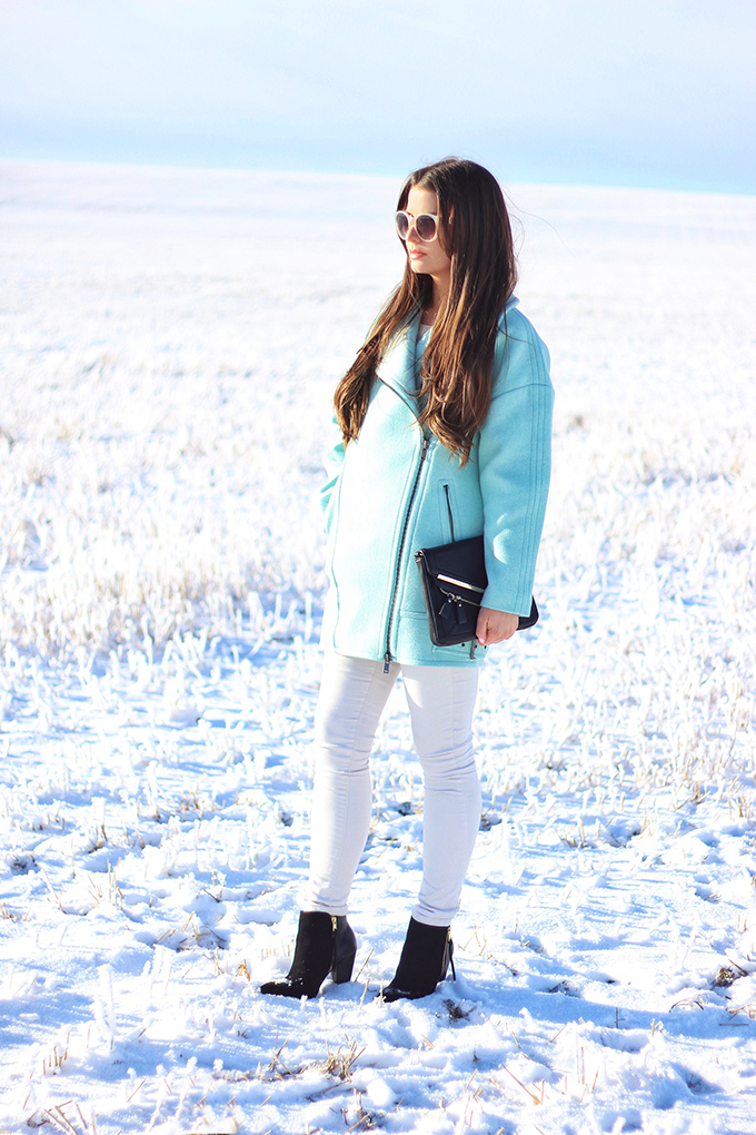 Minty Fresh | How to Wear Winter Pastels // JustineCelina.com