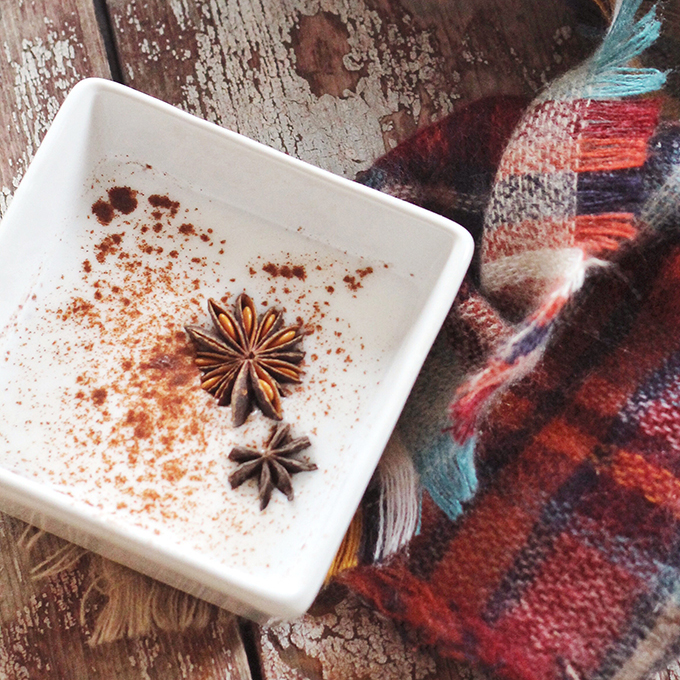 Winter Breakfast Bowl with Pumpkin Spice Steel Cut Oats // JustineCelina.com