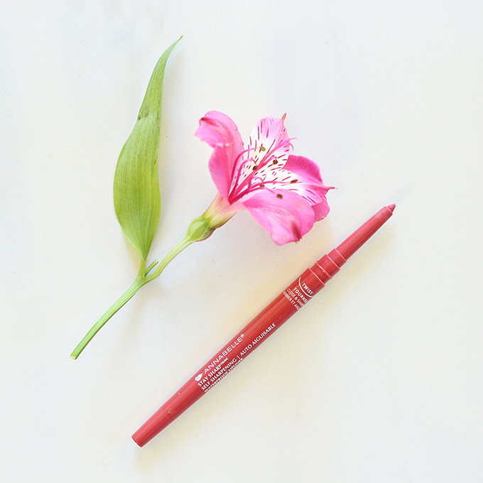 Annabelle Stay Sharp Self Sharpening Waterproof Lipliner in Vintage // January 2016 Beauty Favourites Photos, Review, Swatches // JustineCelina.com