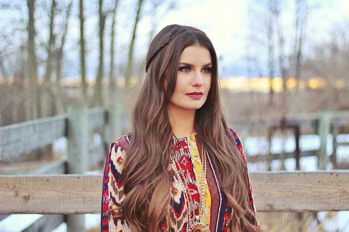 Winter Boho + How to Shop for Great Vintage // JustineCelina.com