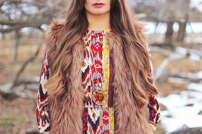 Winter Boho + How to Shop for Great Vintage // JustineCelina.com