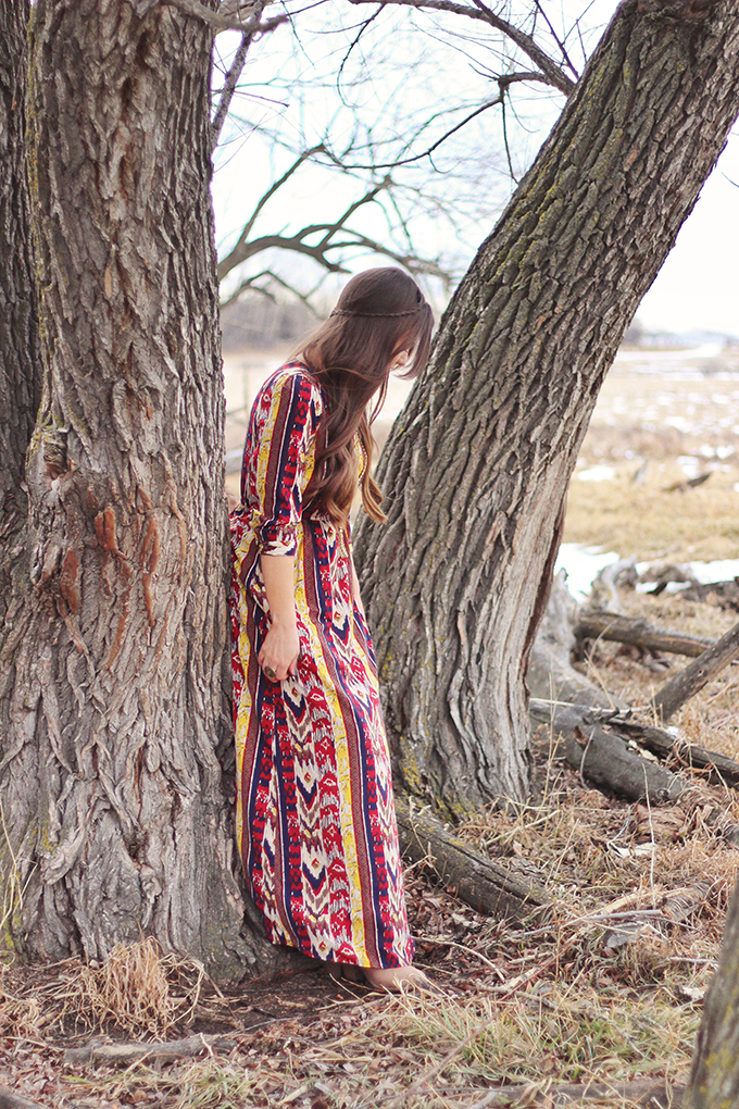 Winter Boho + How to Shop for Great Vintage // JustineCelina.com