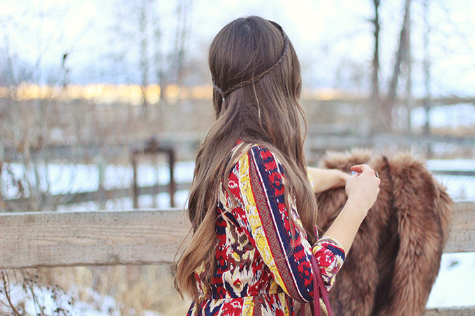 Winter Boho + How to Shop for Great Vintage // JustineCelina.com