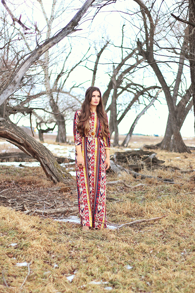 Winter Boho + How to Shop for Great Vintage // JustineCelina.com